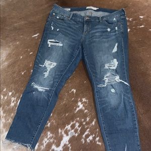 Torrid distressed boyfriend jeans
